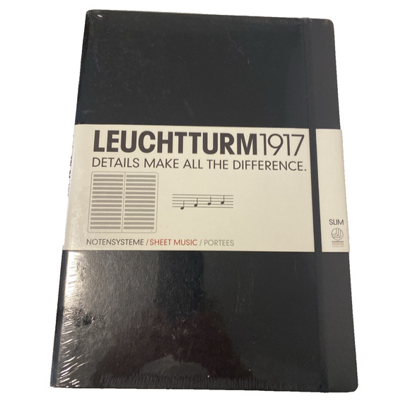 New LEUCHTTURM1917 - Notebook Hardcover Master Classic A4+ - 235 Numbered Pages - Picture 1 of 4